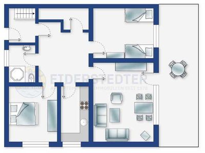 Ferienwohnung für 5 Personen (55 m²) in St. Peter-Ording 3/10