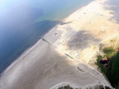 Luftbild Parkplatz Ordinger Strand