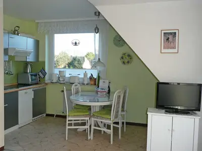 Küche und Essbereich