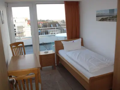 Schlafzimmer mit Einzelbett