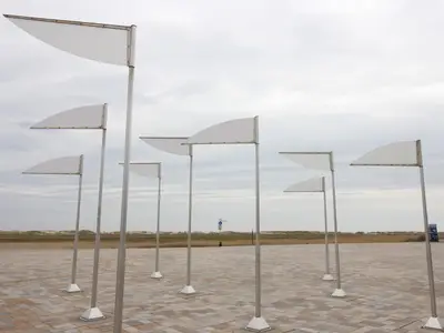 Kunst auf der Promenade