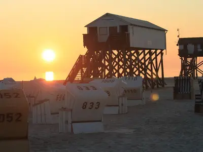 abends am Strand.....