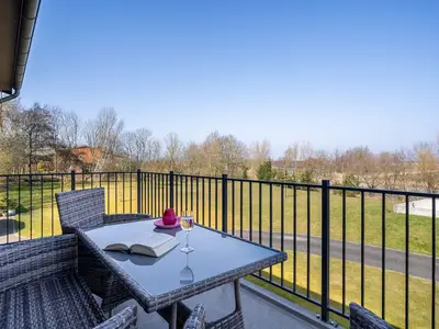 Aussicht vom Balkon aus