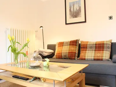 Blick ins Wohnzimmer