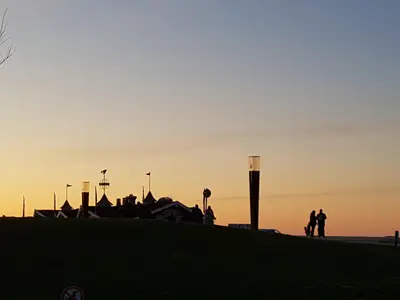 Abendstimmung auf der Promenade