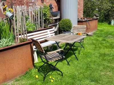 Sitzecke im Garten