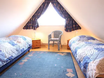 Schlafraum mit 2 Einzelbetten