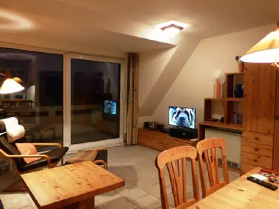 Blick ins Wohnzimmer