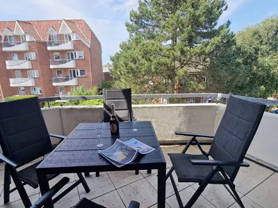 Balkon im Wohnzimmerbereich