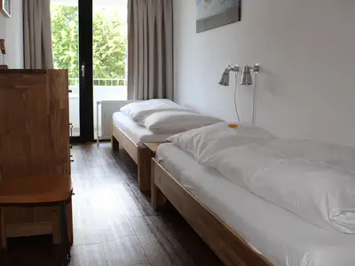 Schlafzimmer mit Einzelbetten