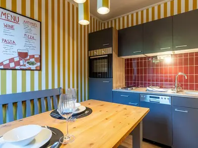 Küche und Essbereich