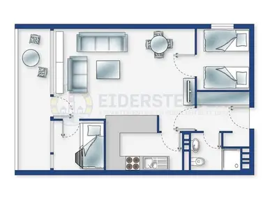 Ferienwohnung für 4 Personen (47 m²) in St. Peter-Ording 8/10