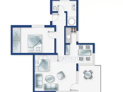 Ferienwohnung für 4 Personen (50 m²) in St. Peter-Ording 2/10