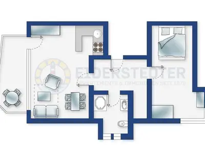 Ferienwohnung für 2 Personen (42 m²) in St. Peter-Ording 4/10