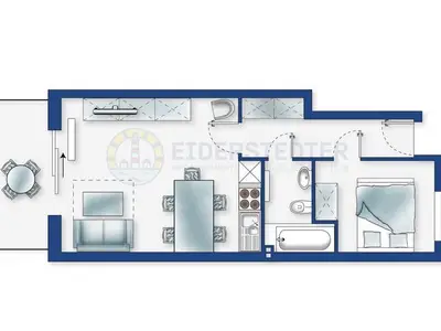 Ferienwohnung für 4 Personen (40 m²) in St. Peter-Ording 7/10
