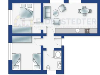 Ferienwohnung für 4 Personen (55 m²) in St. Peter-Ording 4/10