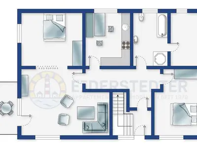 Ferienwohnung für 4 Personen (78 m²) in St. Peter-Ording 5/10