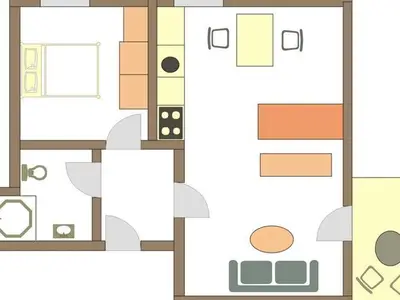 Ferienwohnung für 2 Personen (32 m²) in St. Peter-Ording 9/10