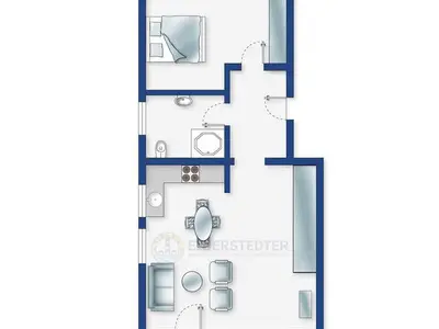 Ferienwohnung für 4 Personen (55 m²) in St. Peter-Ording 3/10