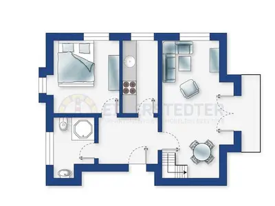 Ferienwohnung für 5 Personen (70 m²) in St. Peter-Ording 5/10