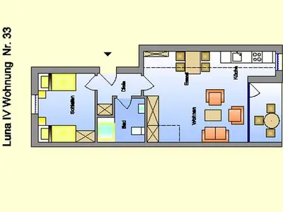 Ferienwohnung für 3 Personen (45 m²) in St. Peter-Ording 9/10