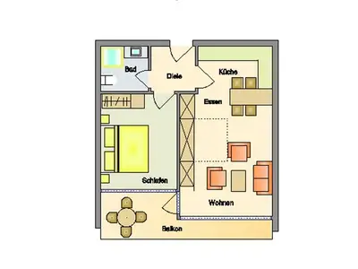 Ferienwohnung für 3 Personen (55 m²) in St. Peter-Ording 6/10