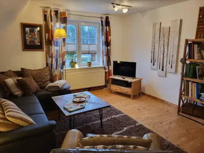 Wohnzimmer mit Schlafcouch