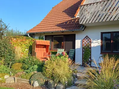 Terrasse Strandkorbwohnung