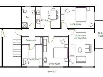 Ferienwohnung für 6 Personen (90 m²) in St. Peter-Ording 2/10