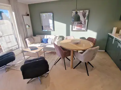 Wohnzimmer und Küche