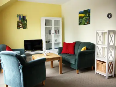 Blick in das Wohnzimmer