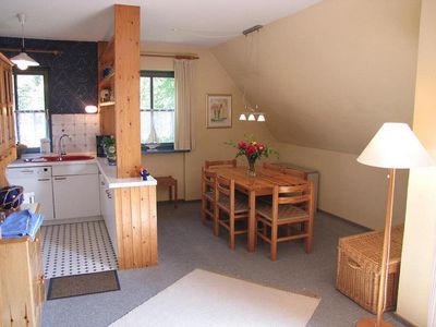 Wohnzimmer mit Kochnische
