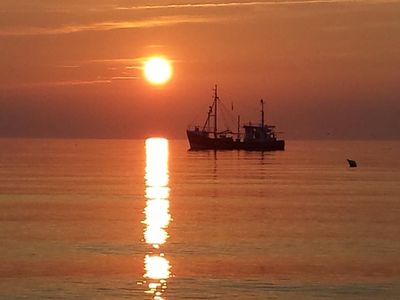 Fischkutter am Ordinger Strand