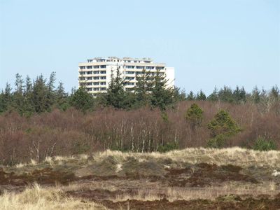 Blick auf die Parkwohnanlage Atlantic