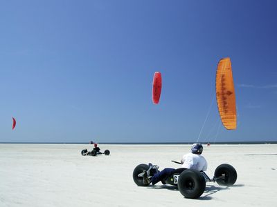 Kite-Buggy am Ordinger Strand