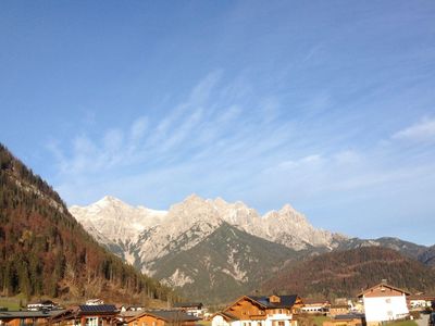 Blick auf die Loferer Steinberge