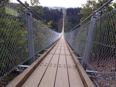 Die Hängeseilbrücke - ganz in Ihrer Nähe