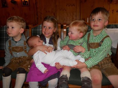 Unsere fünf Enkelkinder