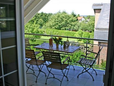 Blick auf den Balkon