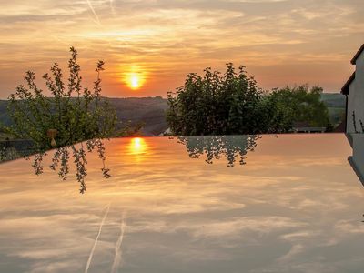 Sonnenuntergang Terrasse