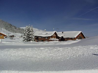 Haus im Winter