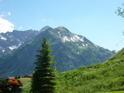 grandiose Bergpanorama-Sicht  vom Sonnenhof