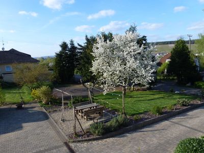 Frühling im Hof, Sicht aus Fewo 1