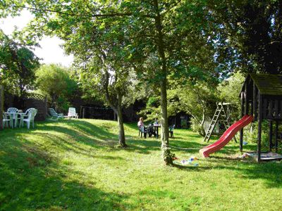 Spielgeräte im Garten