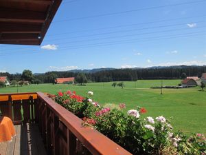 Aussicht vom Balkon