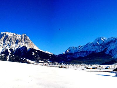 Panoramablick hinter dem Haus