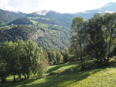 Blick vom Balkon der Meise