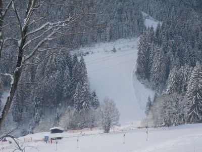 Aussicht Piste Winter