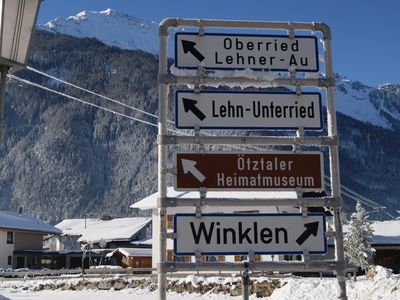 Anfahrt zum Haus Elena nach Winklen