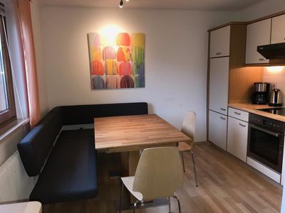 Appartement Dalarna kitchen with dinning area